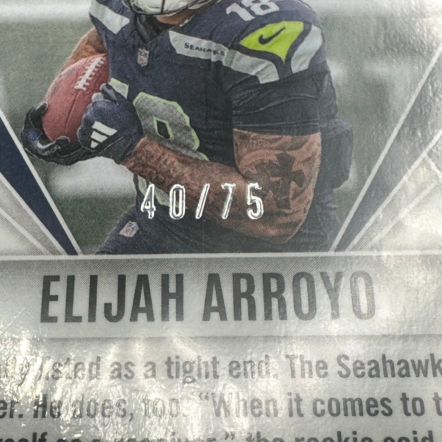 2025 Panini Phoenix ELIJAH ARROYO #178 Rookie Lime Green Mojo /75 RC