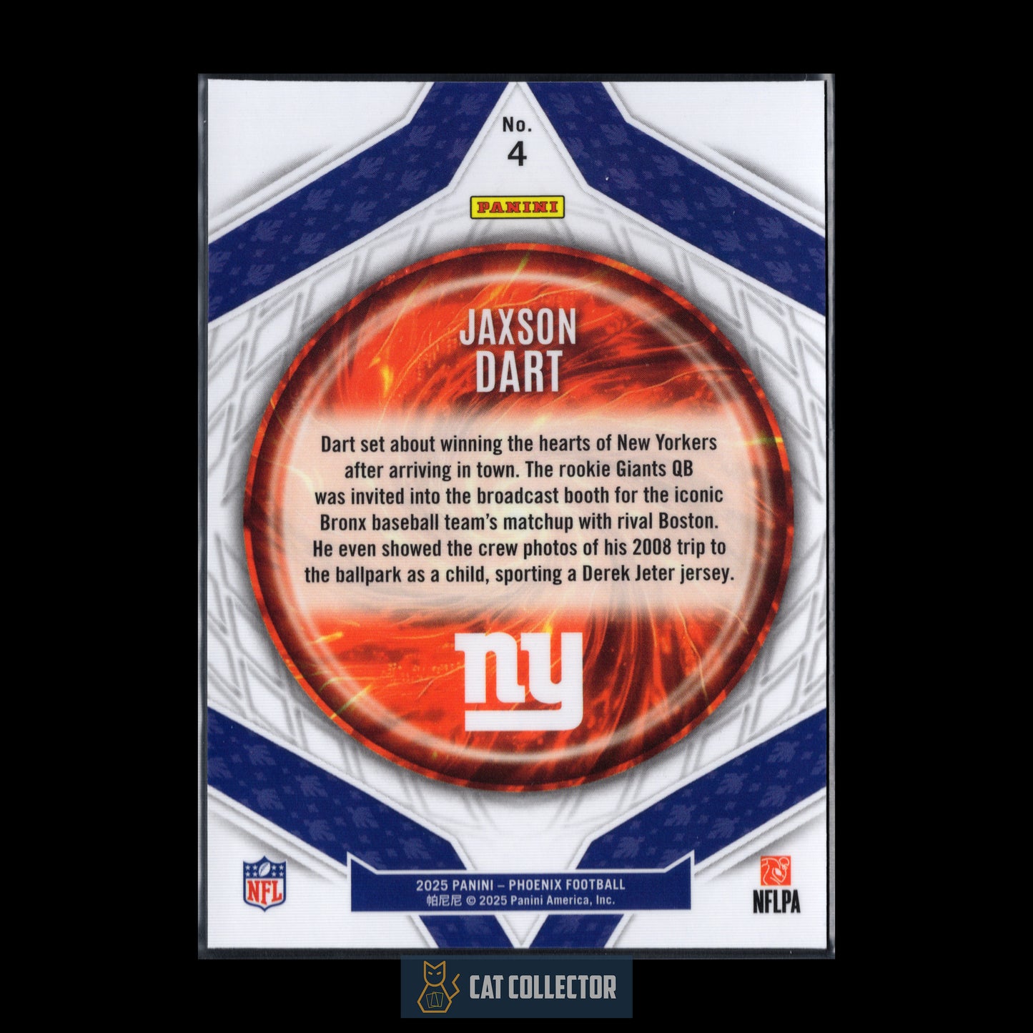 2025 Panini Phoenix JAXSON DART #4 Paragon Rookie RC