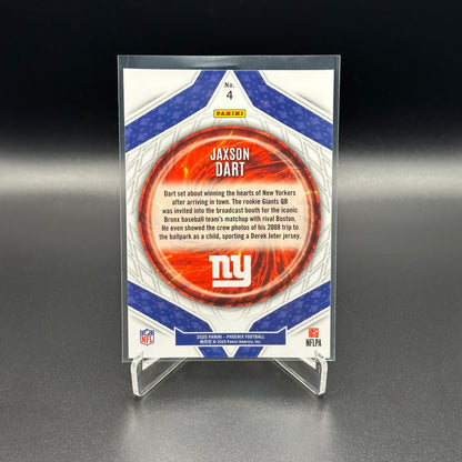 2025 Panini Phoenix JAXSON DART #4 Paragon Rookie RC