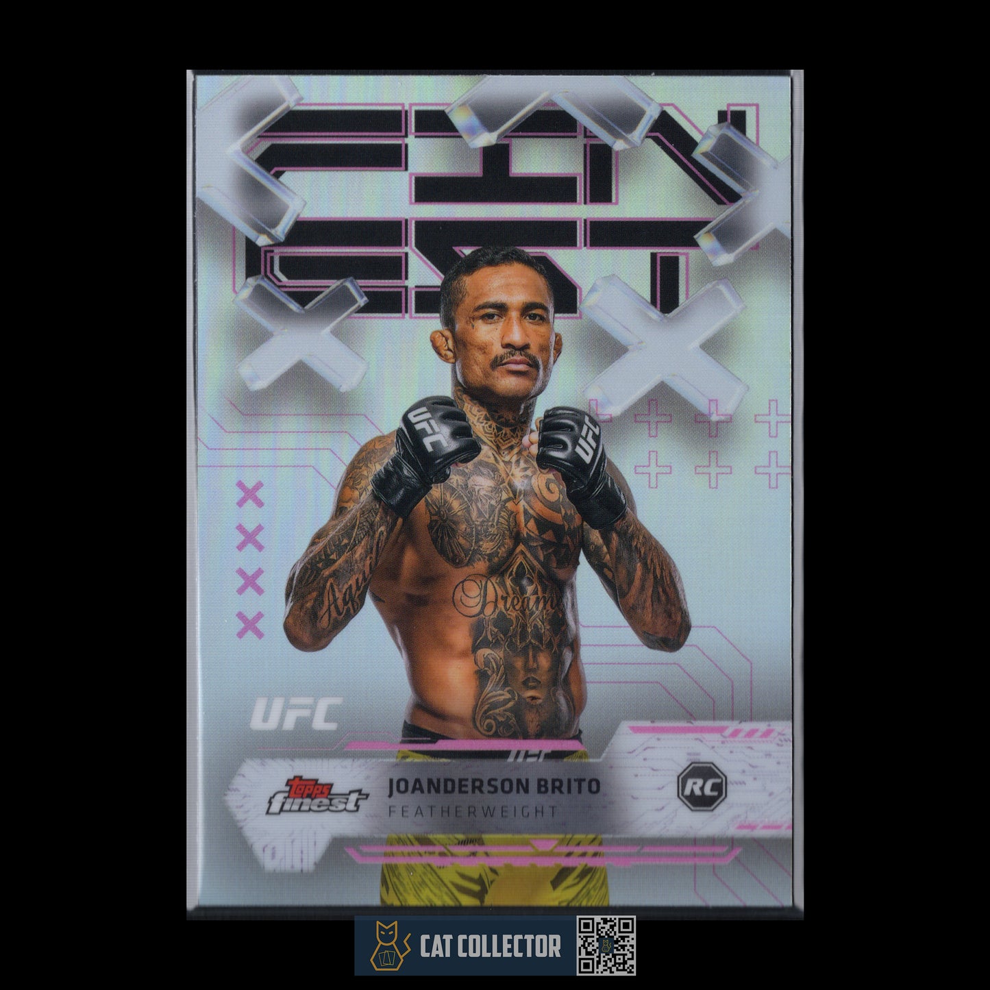 2025 Topps Finest UFC JOANDERSON BRITO #27 Refractor Rookie RC