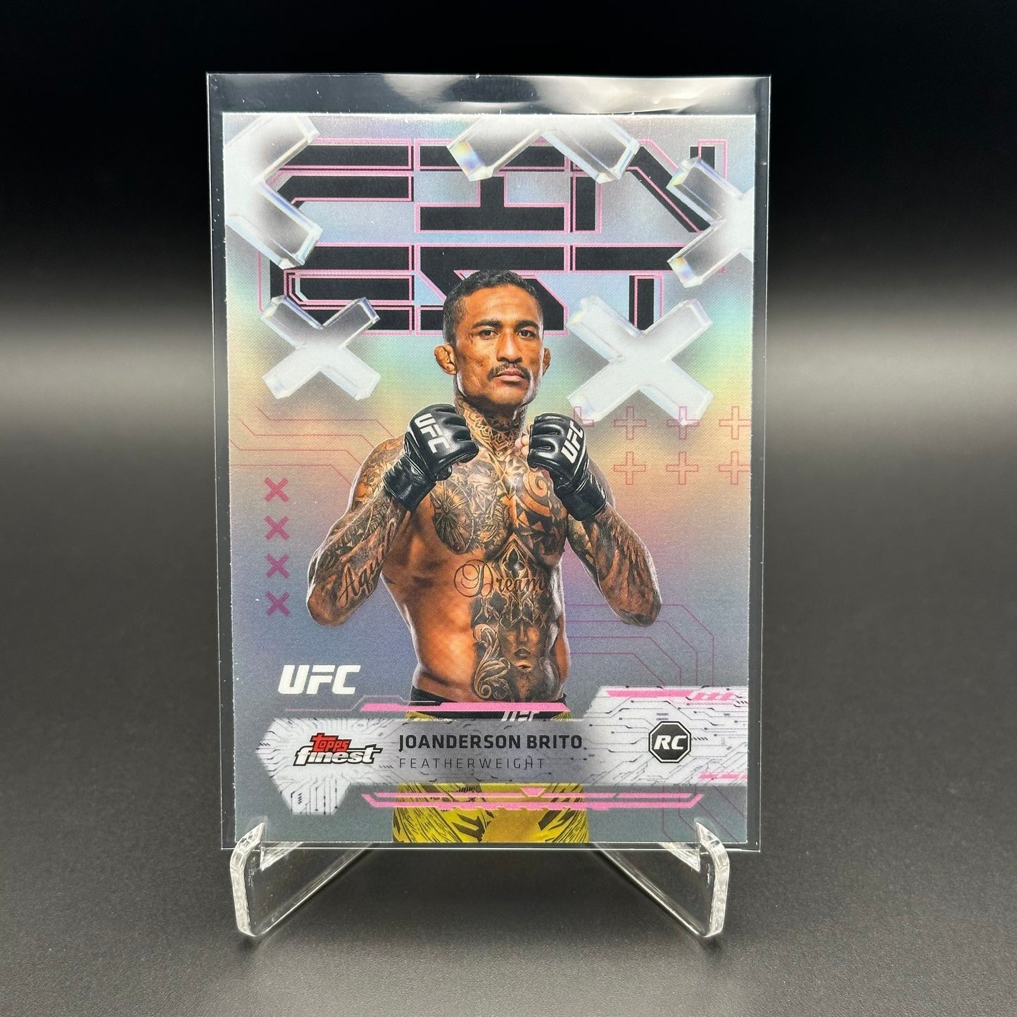 2025 Topps Finest UFC JOANDERSON BRITO #27 Refractor Rookie RC