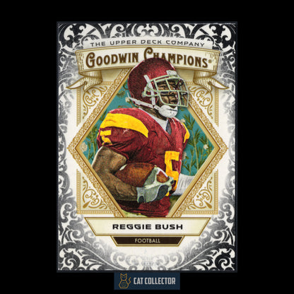 2025 Upper Deck Goodwin Champions REGGIE BUSH #25 Glossy Black