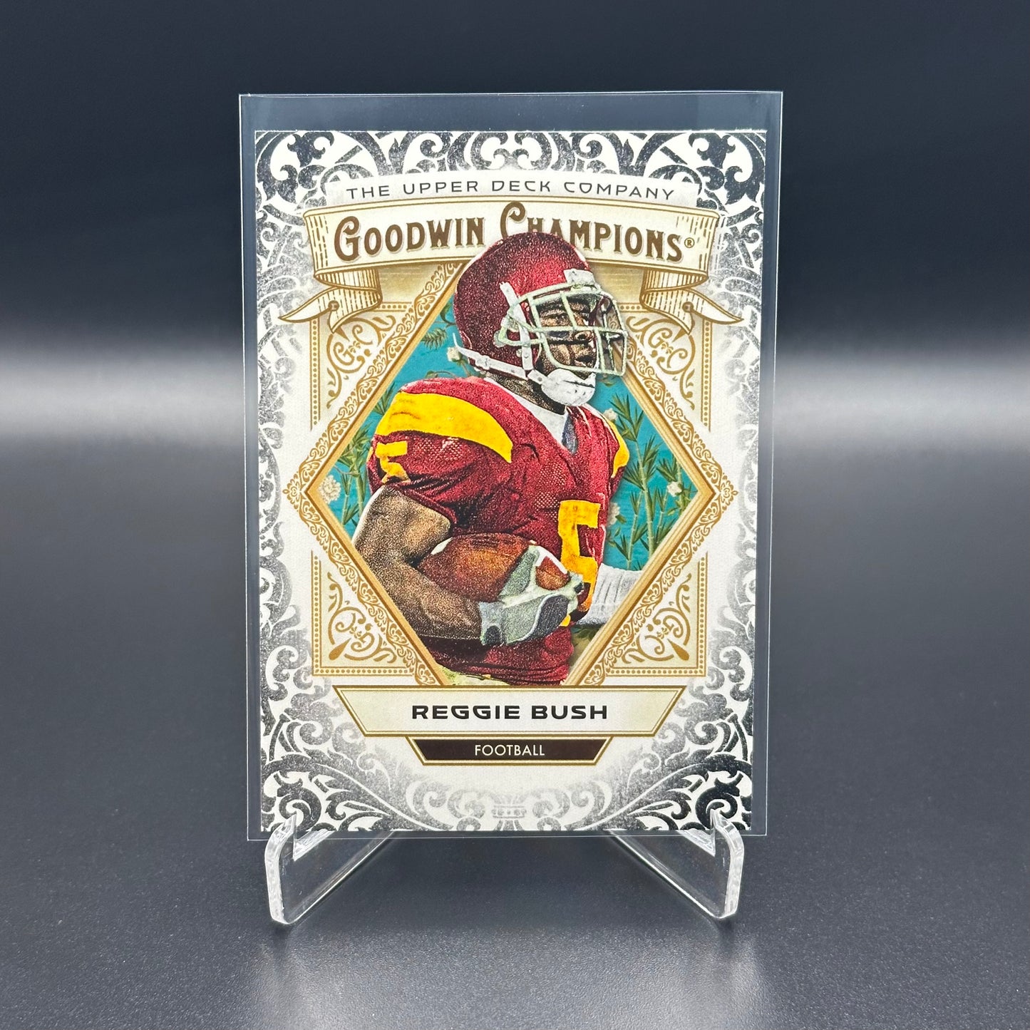 2025 Upper Deck Goodwin Champions REGGIE BUSH #25 Glossy Black