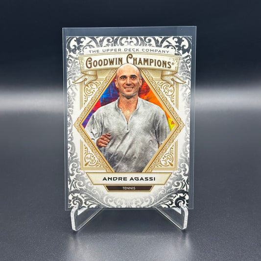 2025 Upper Deck Goodwin Champions ANDRE AGASSI #8 Tennis Glossy Black