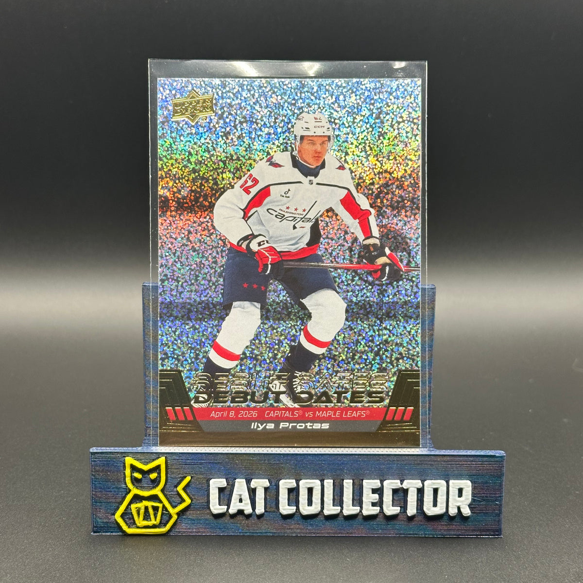 2026-27 UD Series 1 ILYA PROTAS #DD-16 Debut Dates Speckle RC