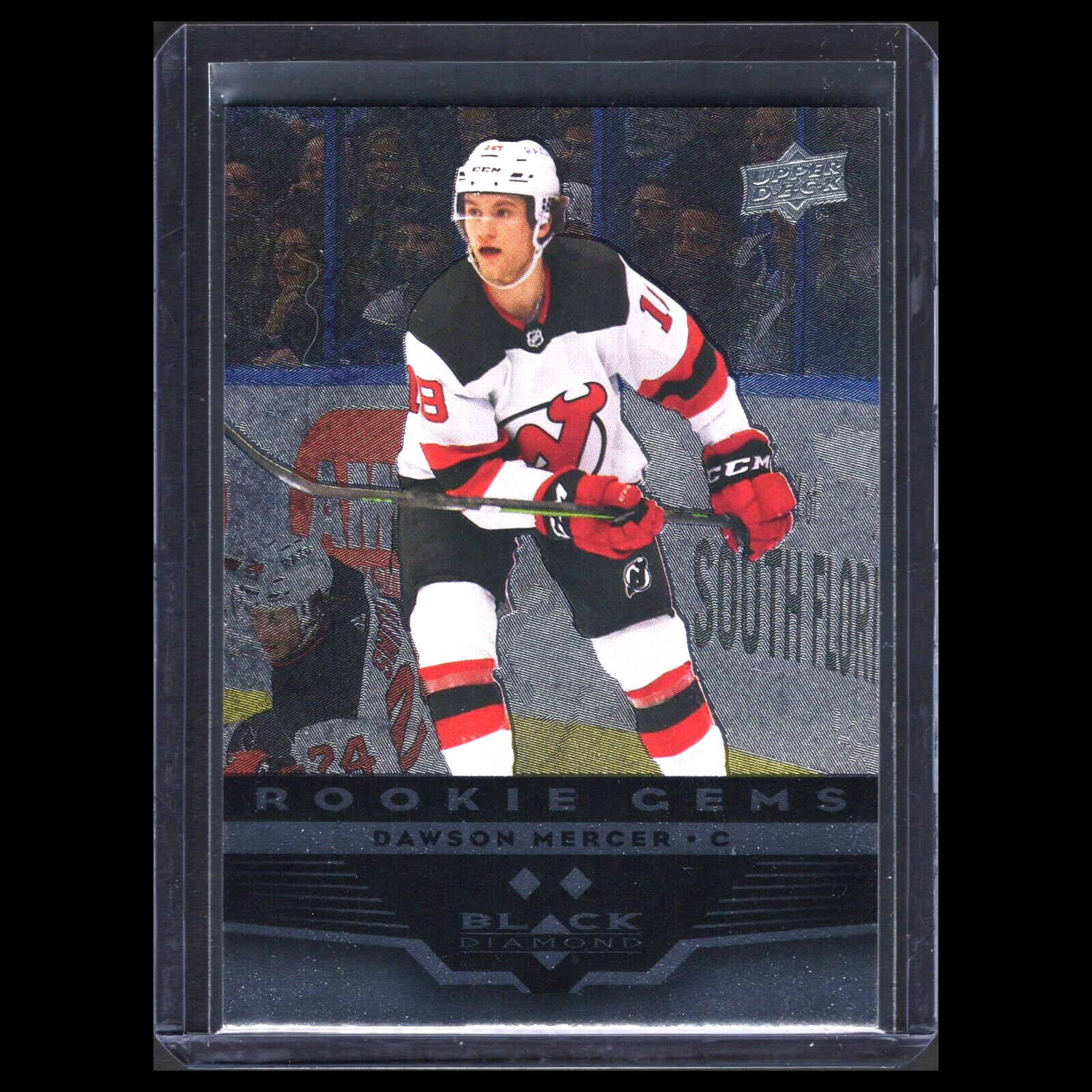 2021-22 UD Extended DAWSON MERCER #BD-22 Black Diamond Rookie Gems - NJ Devils