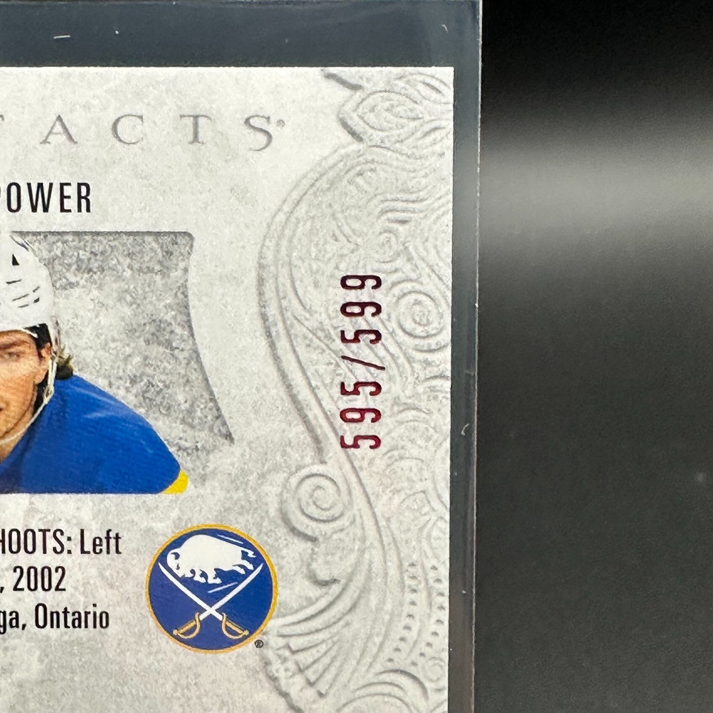 2025-26 UD Artifacts OWEN POWER #58 Ruby Red Veteran /599