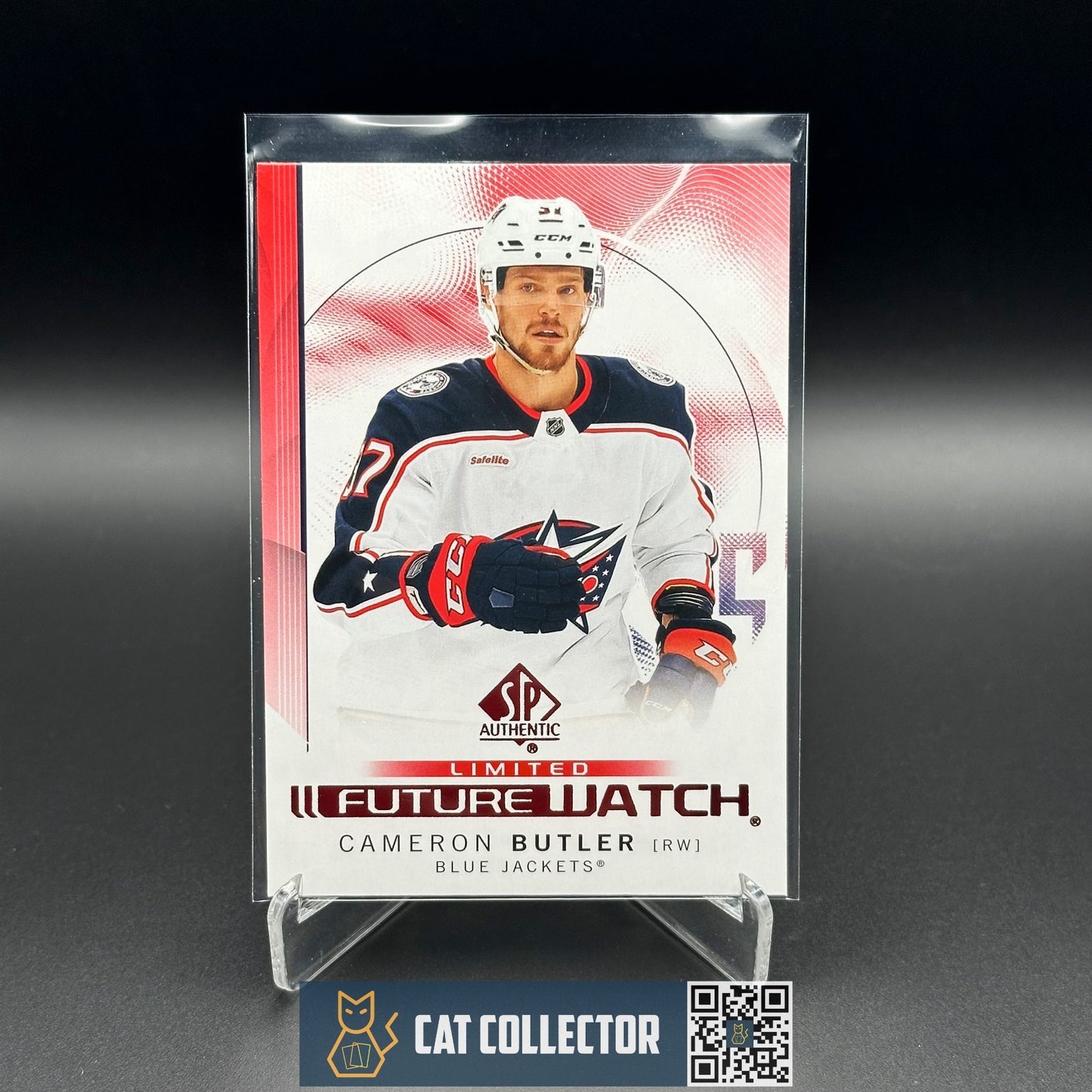 2024-25 UD SP Authentic CAMERON BUTLER #155 Future Watch Limited Red RC