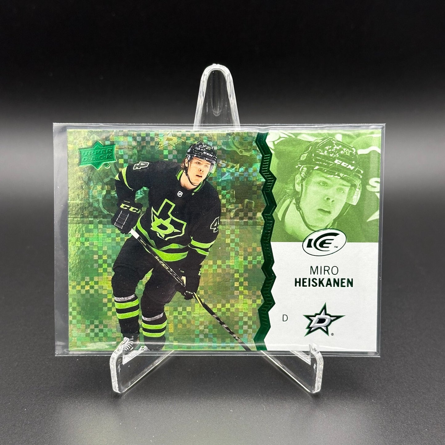 2023-24 Upper Deck Ice BASE & ROOKIE Green parallel ~ YOU PICK from the list!