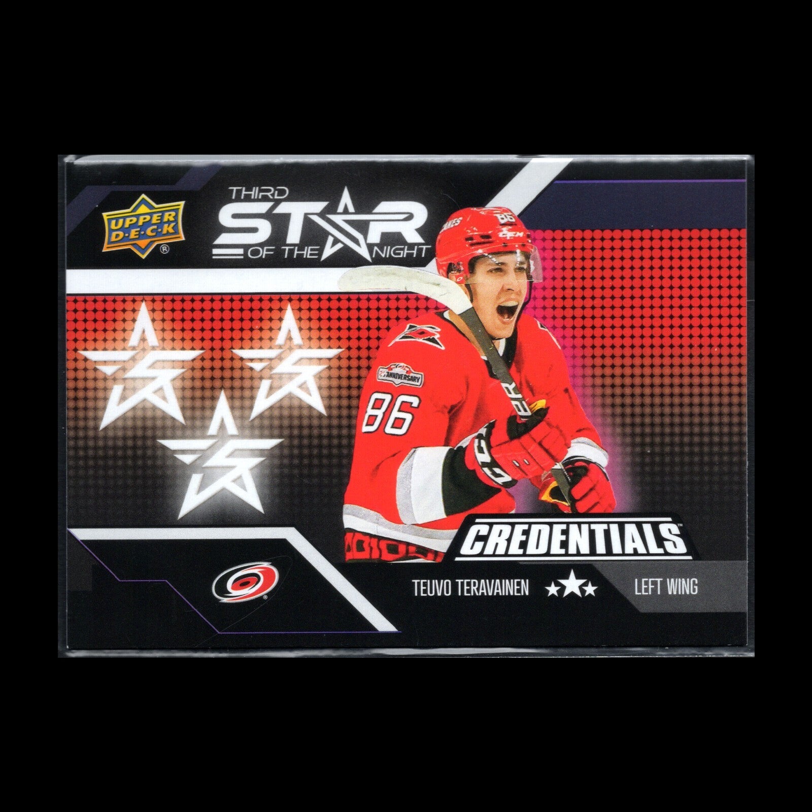 2022-23 UD Credentials TEUVO TERAVAINEN #3S-8 First Star of the Night