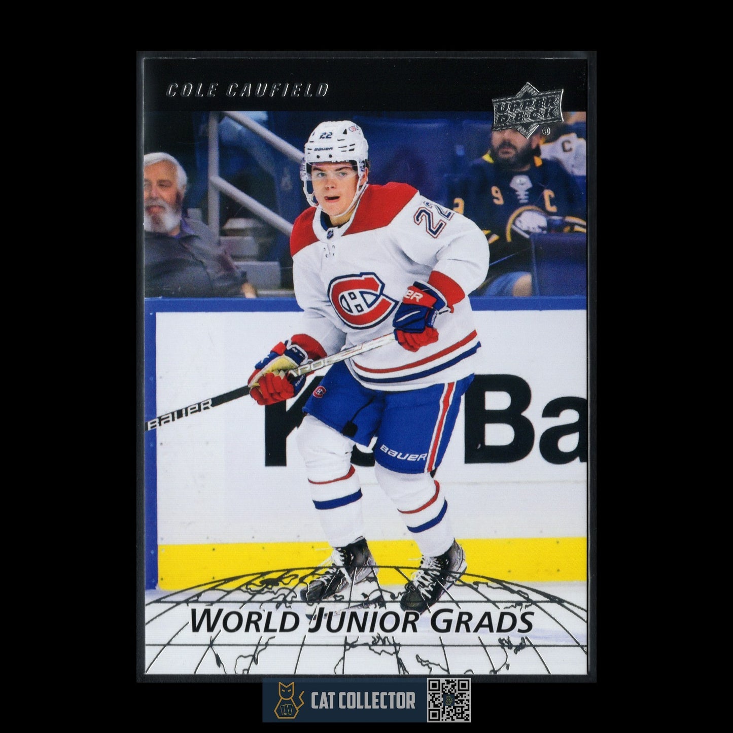 2022-23 UD Series 2 COLE CAUFIELD #WG-20 World Junior Grads - Montreal Canadiens