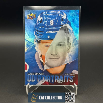 2025-26 UD Series 1 CALE MAKAR #P-24 UD Portraits - Colorado Avalanche