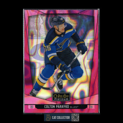 2024-25 O-Pee-Chee Platinum COLTON PARAYKO #21 Pink Magma