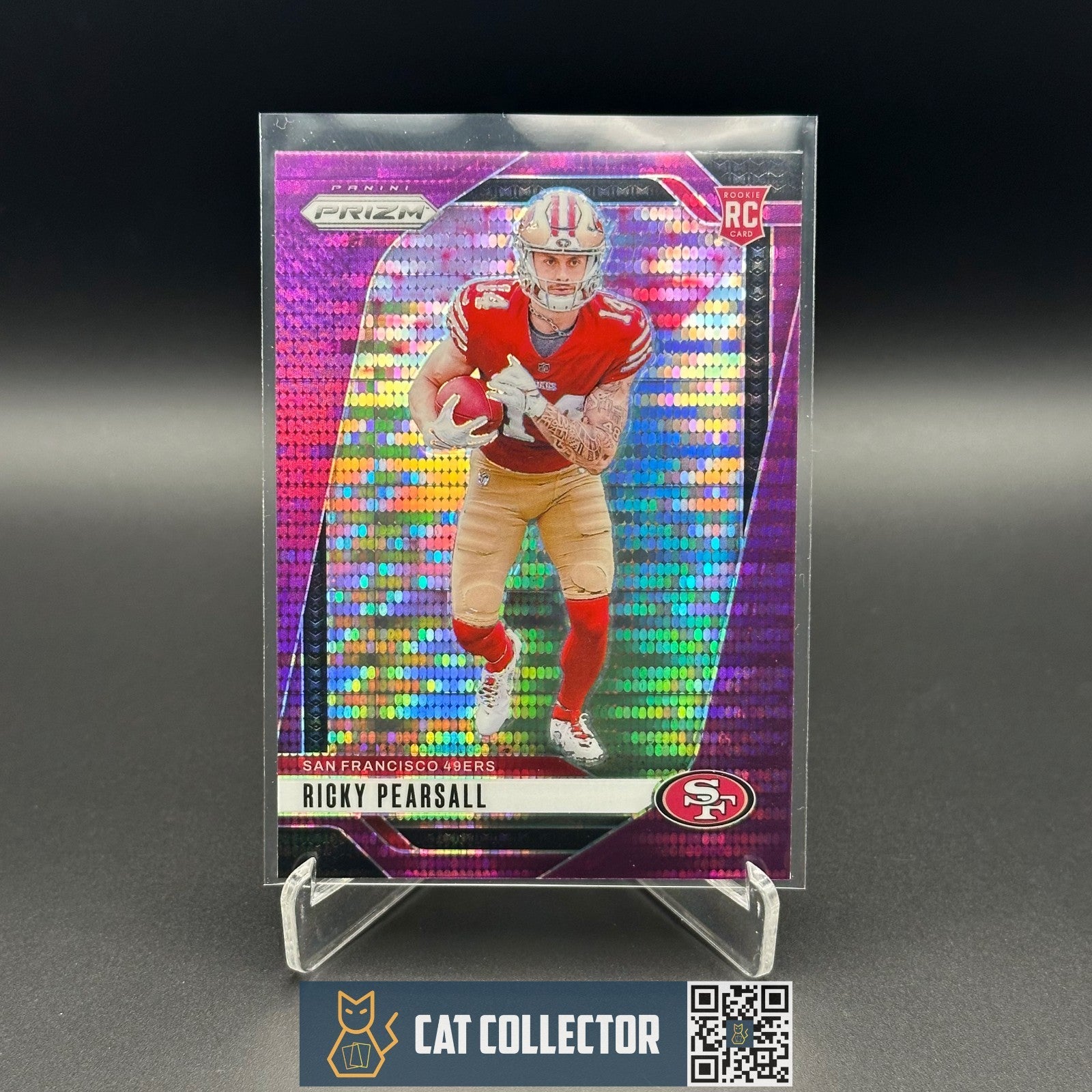 2024 Panini Prizm RICKY PEARSALL #383 Rookie Purple pulsar San Francisco 49ers