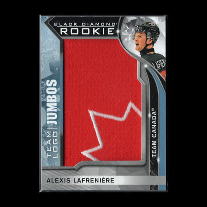 2020-21 UD Black Diamond ALEXIS LAFRENIERE #RTL-AL Team Logo Jumbo - Canada