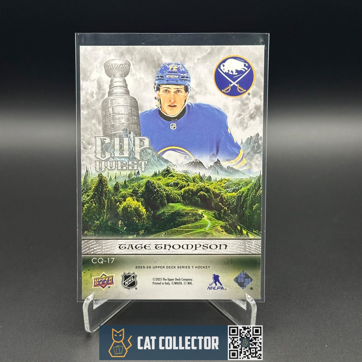 2025-26 UD Series 1 TAGE THOMPSON #CQ-17 Cup Quest