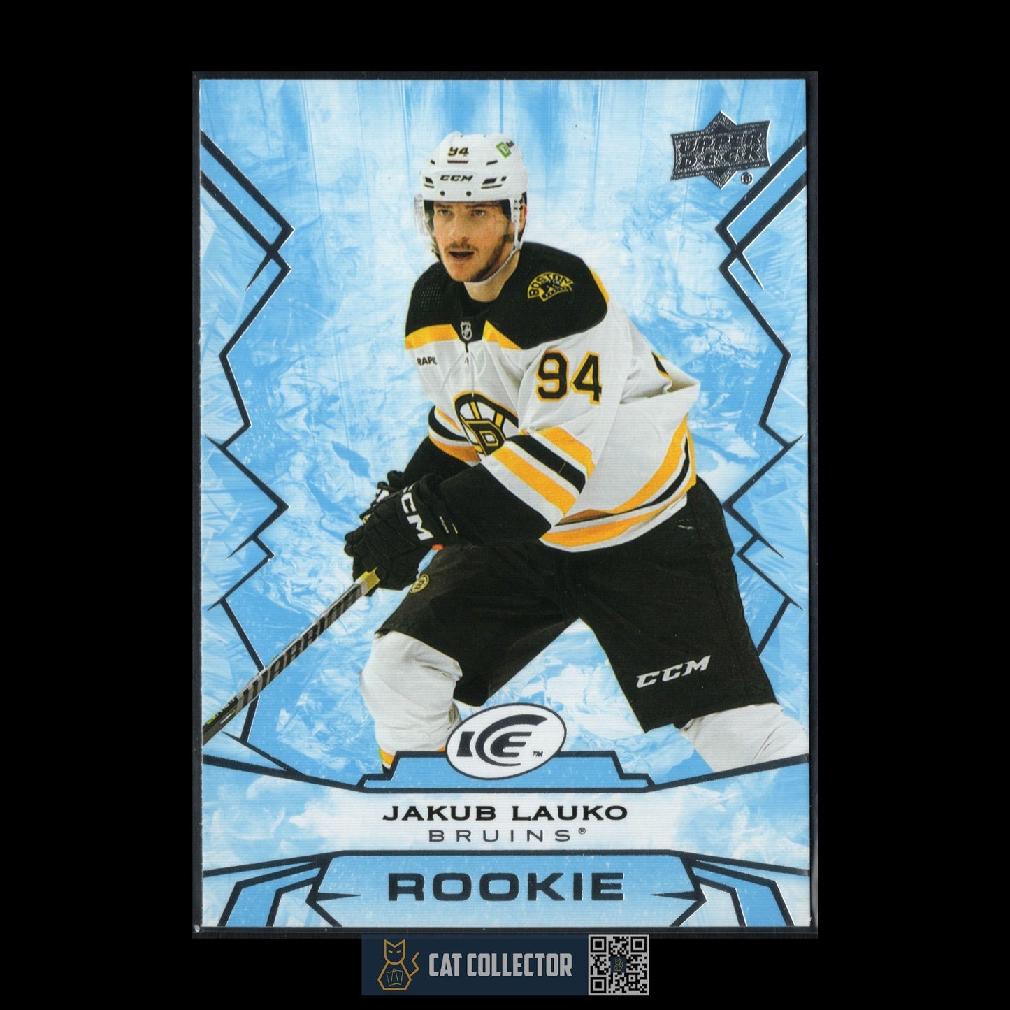 2022-23 UD Ice JAKUB LAUKO #111 Rookie RC - Boston Bruins