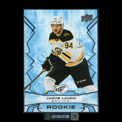 2022-23 UD Ice JAKUB LAUKO #111 Rookie RC - Boston Bruins