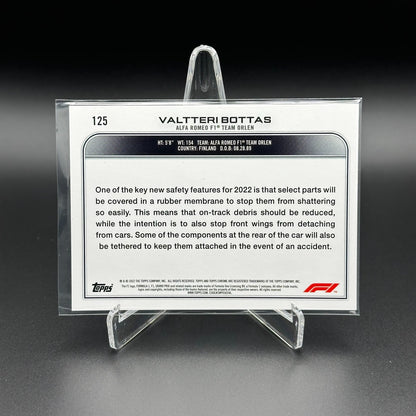 2022 Topps Chrome F1 Formula 1 VALTTERI BOTTAS #125 - Alfa Romeo