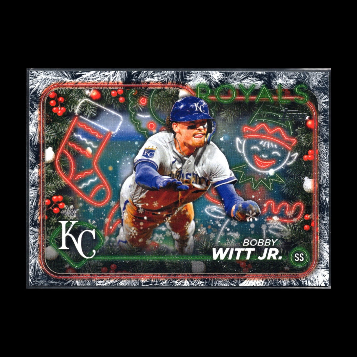2024 Topps Holiday BOBBY WITT JR. #H111 Holiday Tree - Kansas City Royals