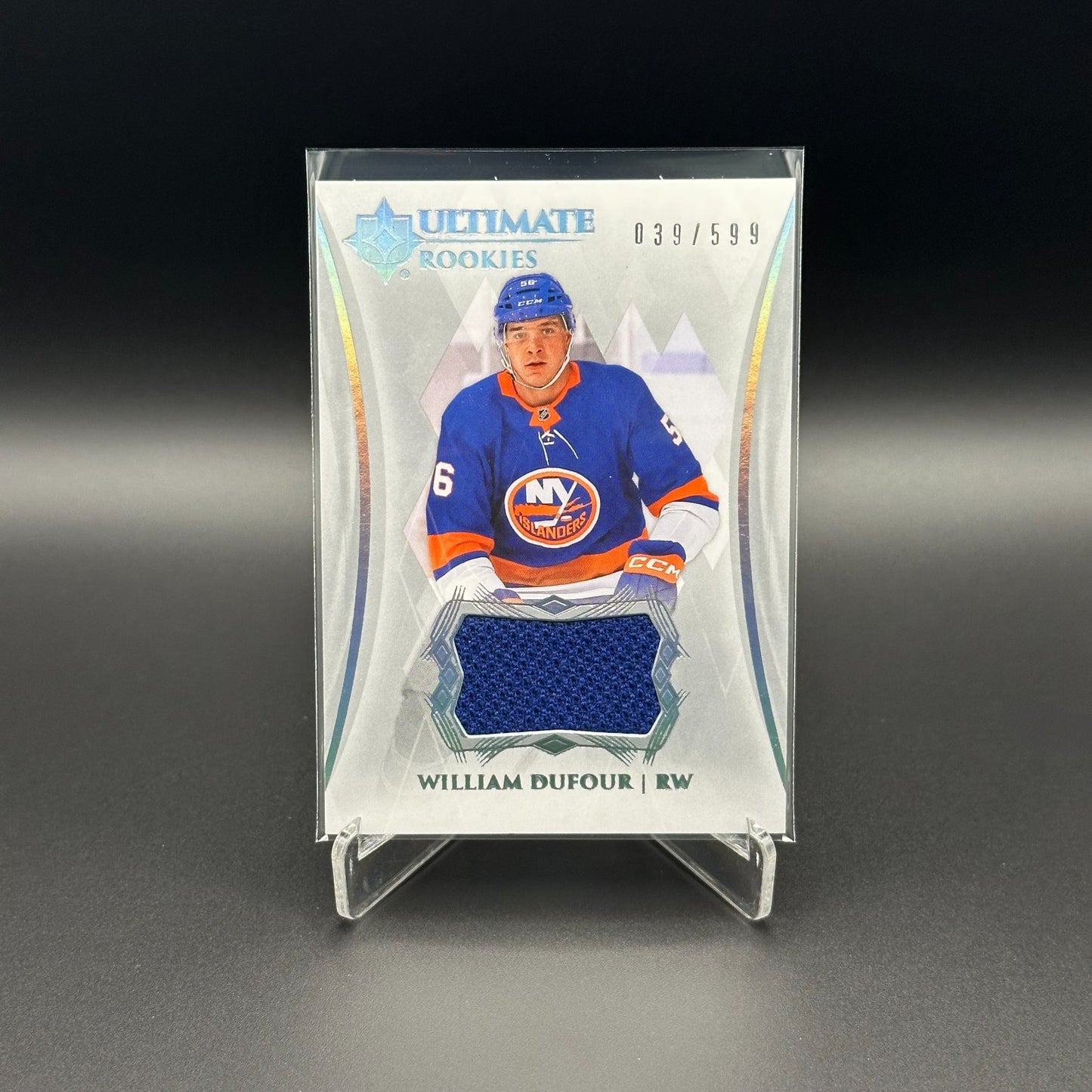 2023-24 UD Ultimate Collection WILLIAM DUFOUR #121 Rookies Jersey RC /599
