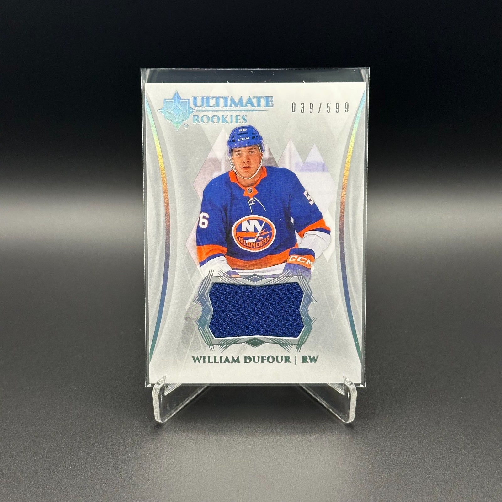 2023-24 UD Ultimate Collection WILLIAM DUFOUR #121 Rookies Jersey RC /599