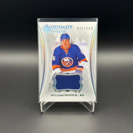 2023-24 UD Ultimate Collection WILLIAM DUFOUR #121 Rookies Jersey RC /599
