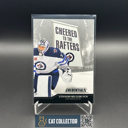 2024-25 UD Credentials CONNOR HELLEBUYCK #CR-CH Cheered to the Rafters