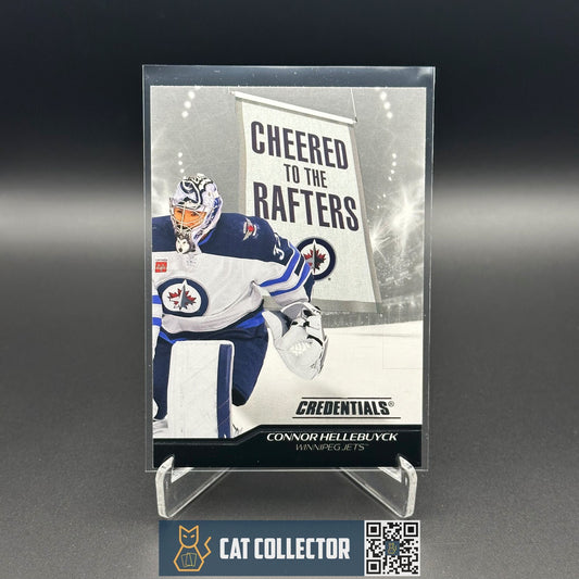 2024-25 UD Credentials CONNOR HELLEBUYCK #CR-CH Cheered to the Rafters