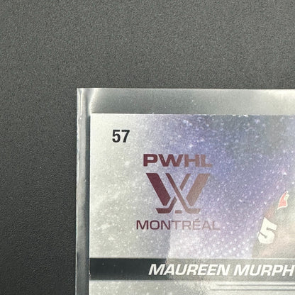 2024-25 UD PWHL MAUREEN MURPHY #57 Young Guns Outburst RC - 1st EDITION!
