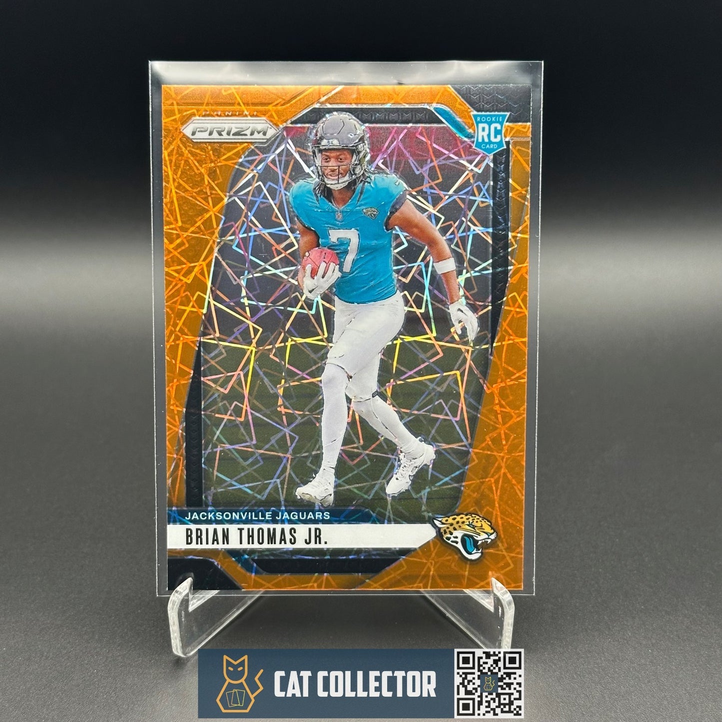 2024 Panini Prizm BRIAN THOMAS #314 Rookie RC Oranze Lazer - Jacksonville Jaguar