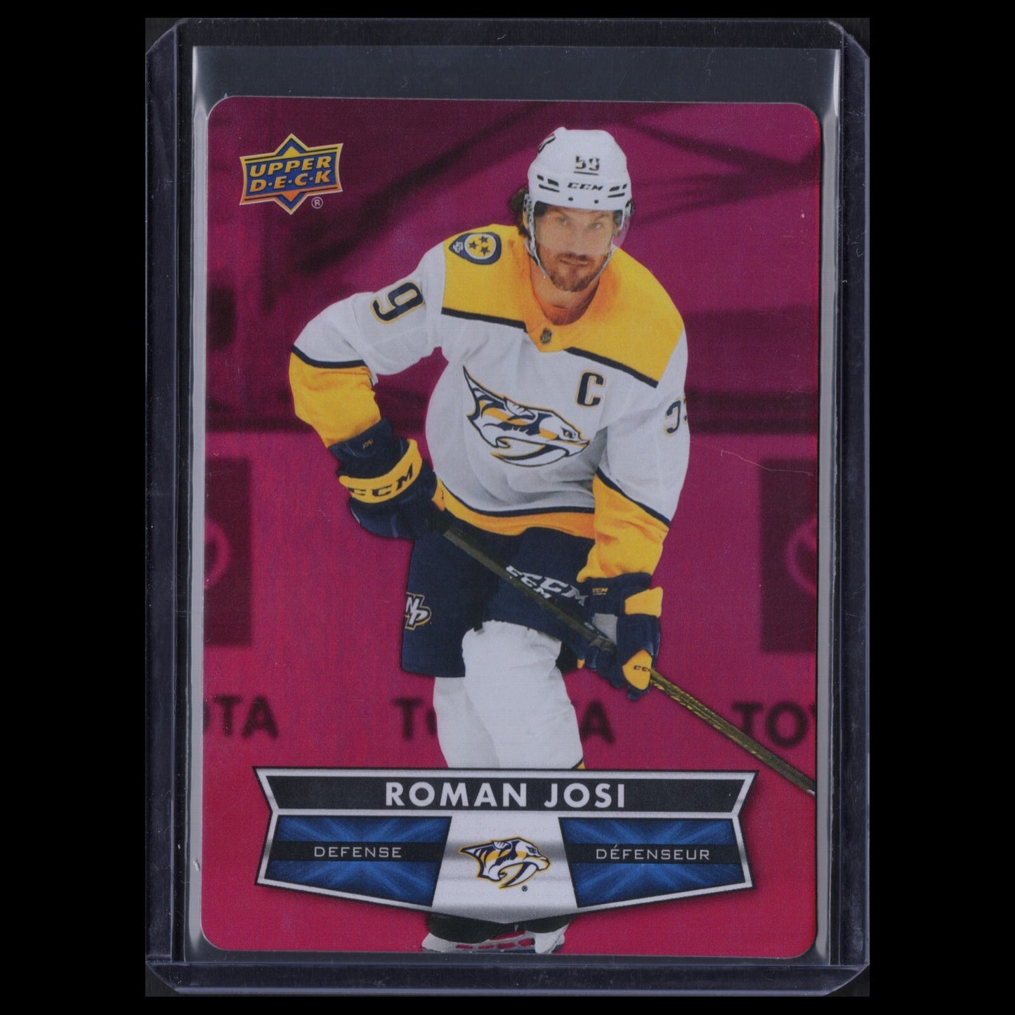 2021-22 UD Tim Hortons ROMAN JOSI #DC-4 Red Die-Cut - Nashville Predators