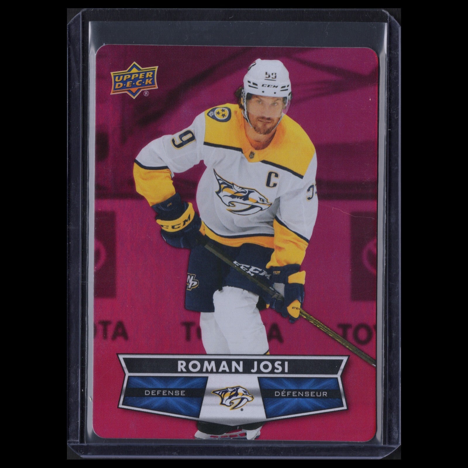 2021-22 UD Tim Hortons ROMAN JOSI #DC-4 Red Die-Cut - Nashville Predators