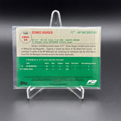 2024 Topps Chrome Formula 1 DENNIS HAUGER #1954-24 F2 1954 Topps Retro