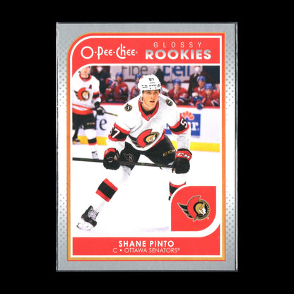 2021-22 UD Series 1 SHANE PINTO #R-4 O-Pee-Chee Glossy Rookies Silver RC