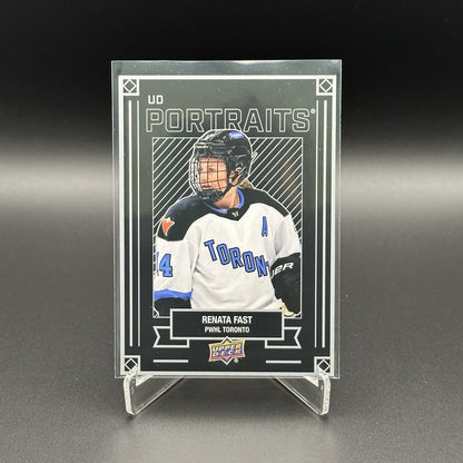 2024-25 UD PWHL RENATA FAST #P-17 UD Portraits Toronto Sceptres - 1st EDITION!