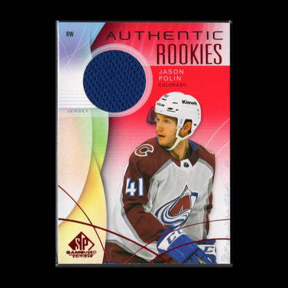 2024-25 Upper Deck SP Game Used JASON POLIN #222 Red Jersey Rookie RC