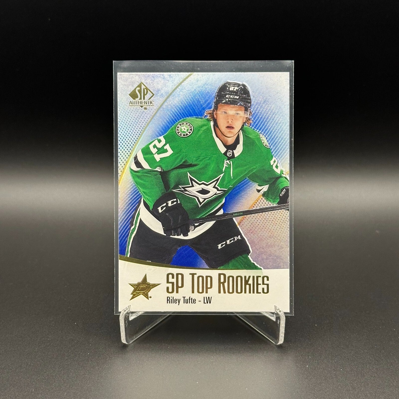2021-22 UD SP Authentic RILEY TUFTE #TR-37 SP Top Rookies RC