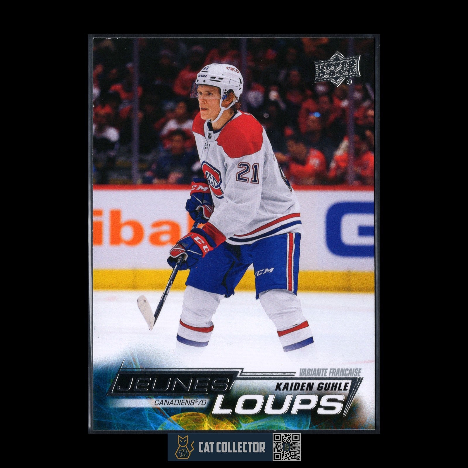 2022-23 UD Series 2 KAIDEN GUHLE #480 Young Guns / Jeunes loups (French) RC