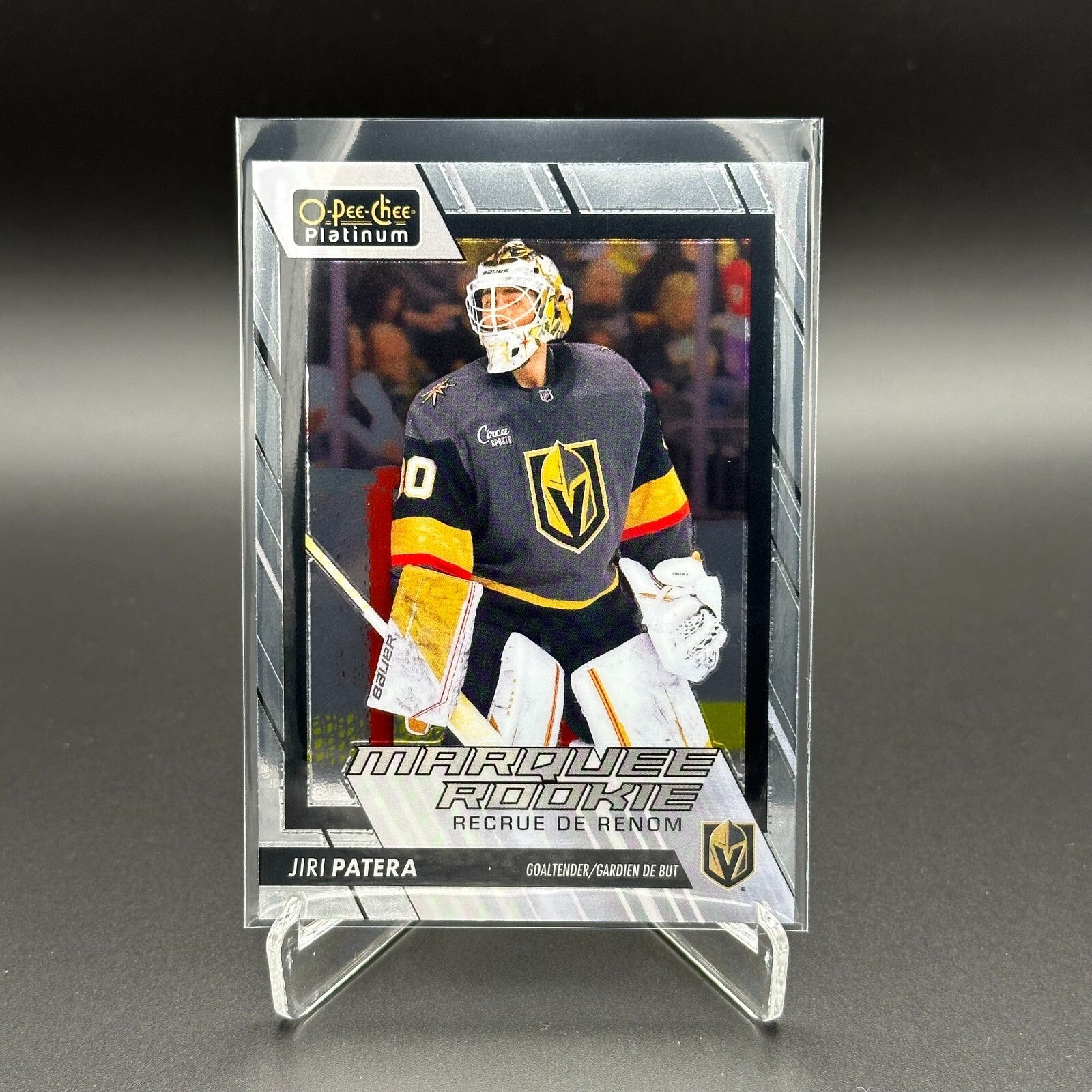 2023-24 OPC Platinum JIRI PATERA #268 Marquee rookie RC - Vegas Golden Knights