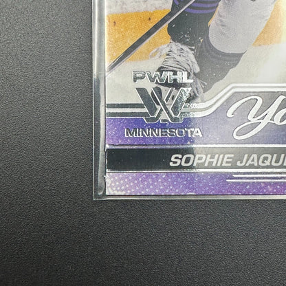 2024-25 UD PWHL SOPHIE JAQUES #58 Young guns RC - 1st EDITION!