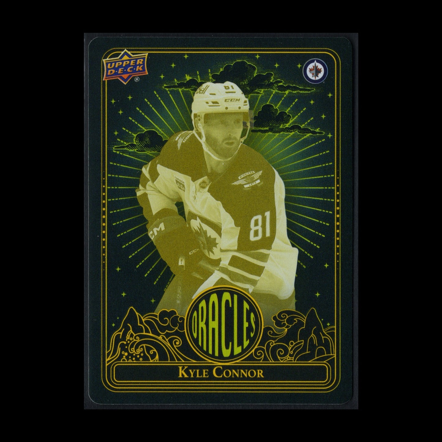 2024-25 UD Extended series KYLE CONNOR #O-37 Oracles Yellow - Winnipeg Jets