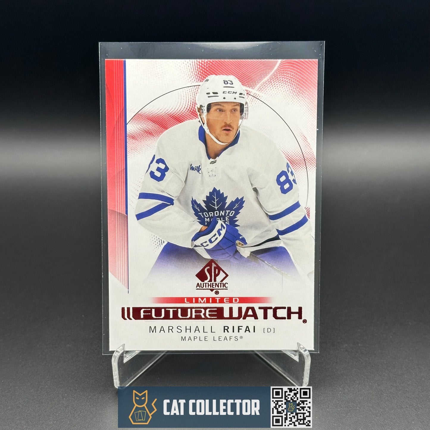2024-25 UD SP Authentic MARSHALL RIFAI #134 Future Watch Limited Red RC