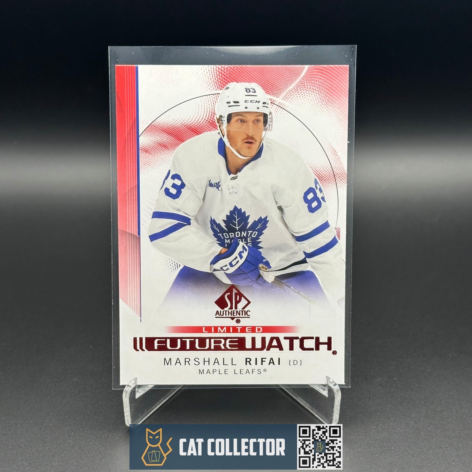 2024-25 UD SP Authentic MARSHALL RIFAI #134 Future Watch Limited Red RC