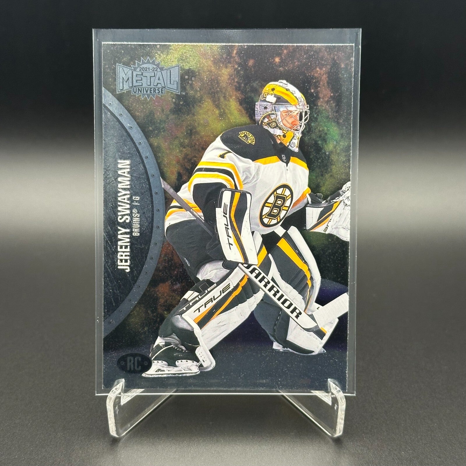 2021-22 SkyBox Metal Universe JEREMY SWAYMAN #170 Rookie RC - Boston Bruins