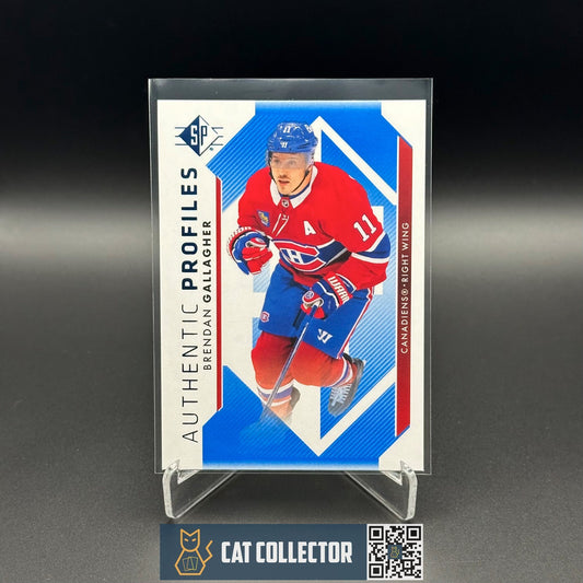 2023-24 UD SP Authentic BRENDAN GALLAGHER #AP-10 Authentic Profiles