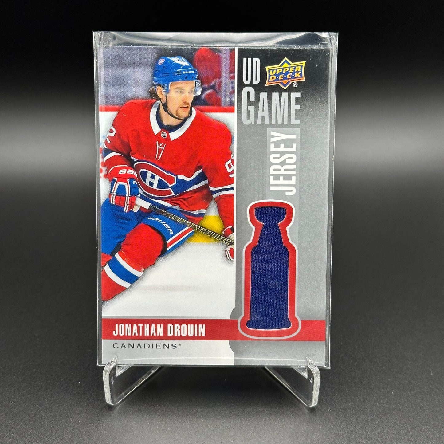 2019-20 UD Series 1 JONATHAN DROUIN #GJ-JD UD Game Jersey - MTL Canadiens