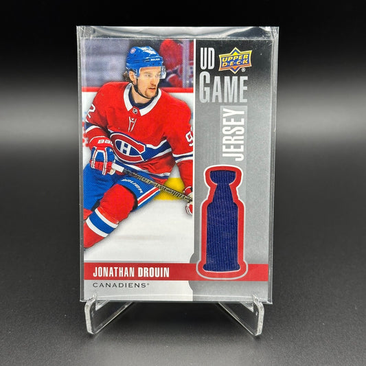 2019-20 UD Series 1 JONATHAN DROUIN #GJ-JD UD Game Jersey - MTL Canadiens