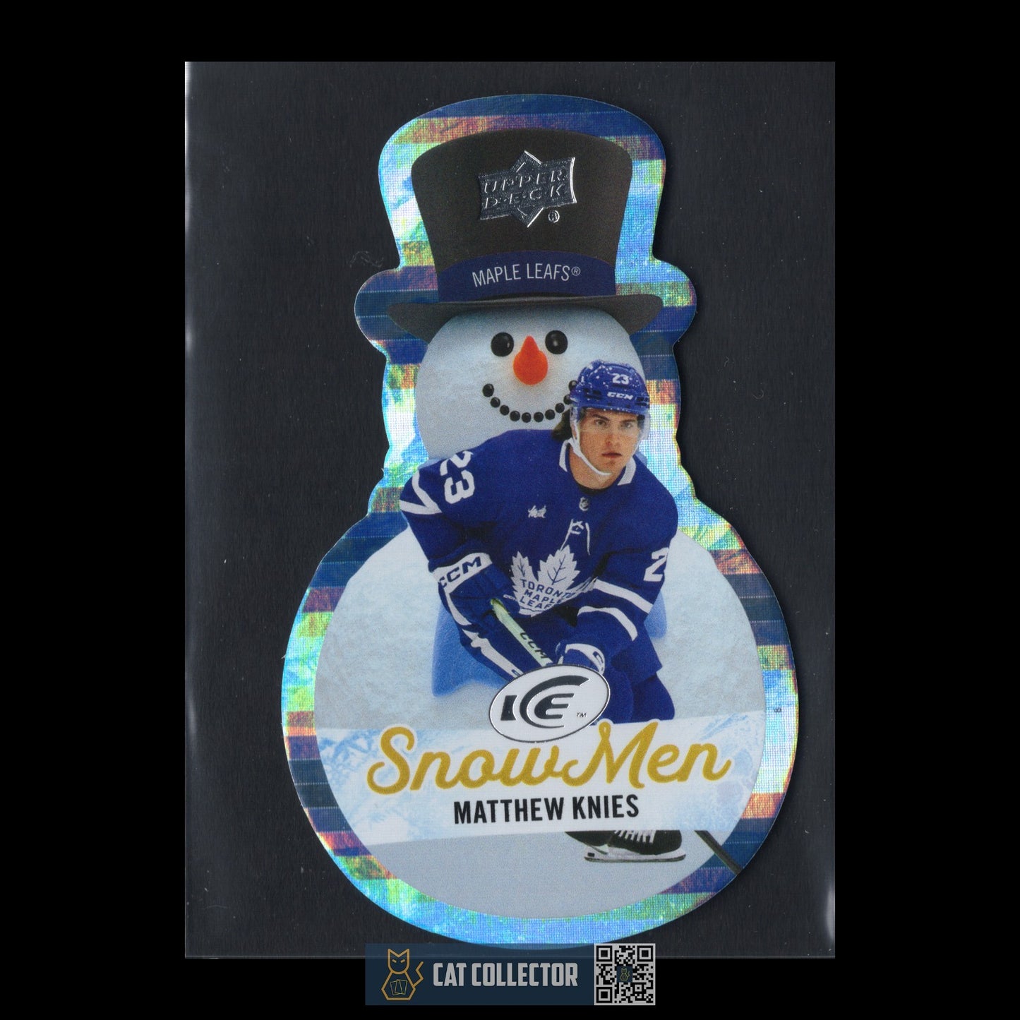 2023-24 UD Ice MATHEW KNIES #SM-30 SnowMen Rookie RC - Toronto Maple Leafs
