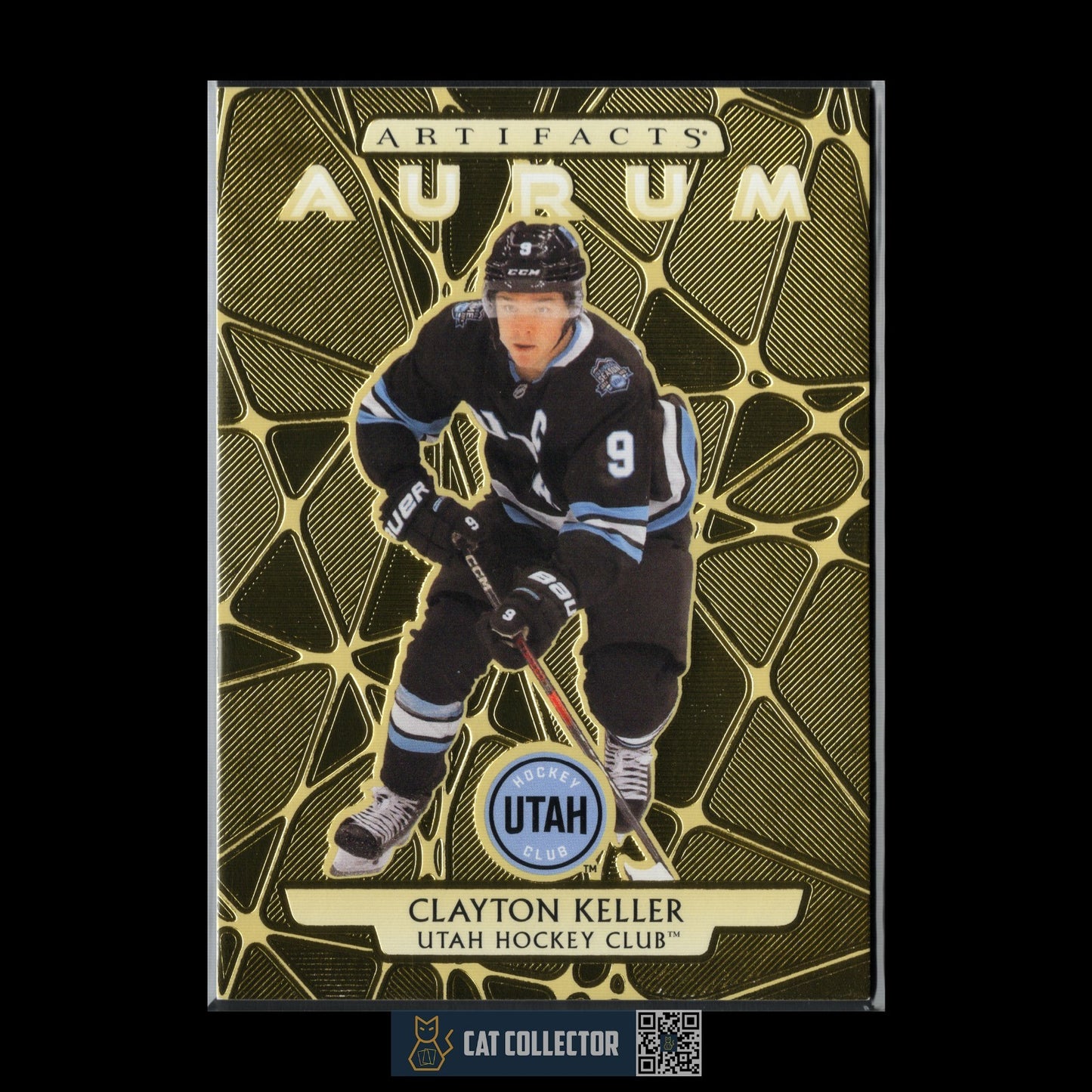 2025-26 UD Artifacts CLAYTON KELLER #27 Aurum Bounty - Unscratched